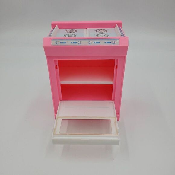 Vintage Mattel Barbie Doll Cooking Center Oven With Pots & Pans 1992 - Picture 6 of 12